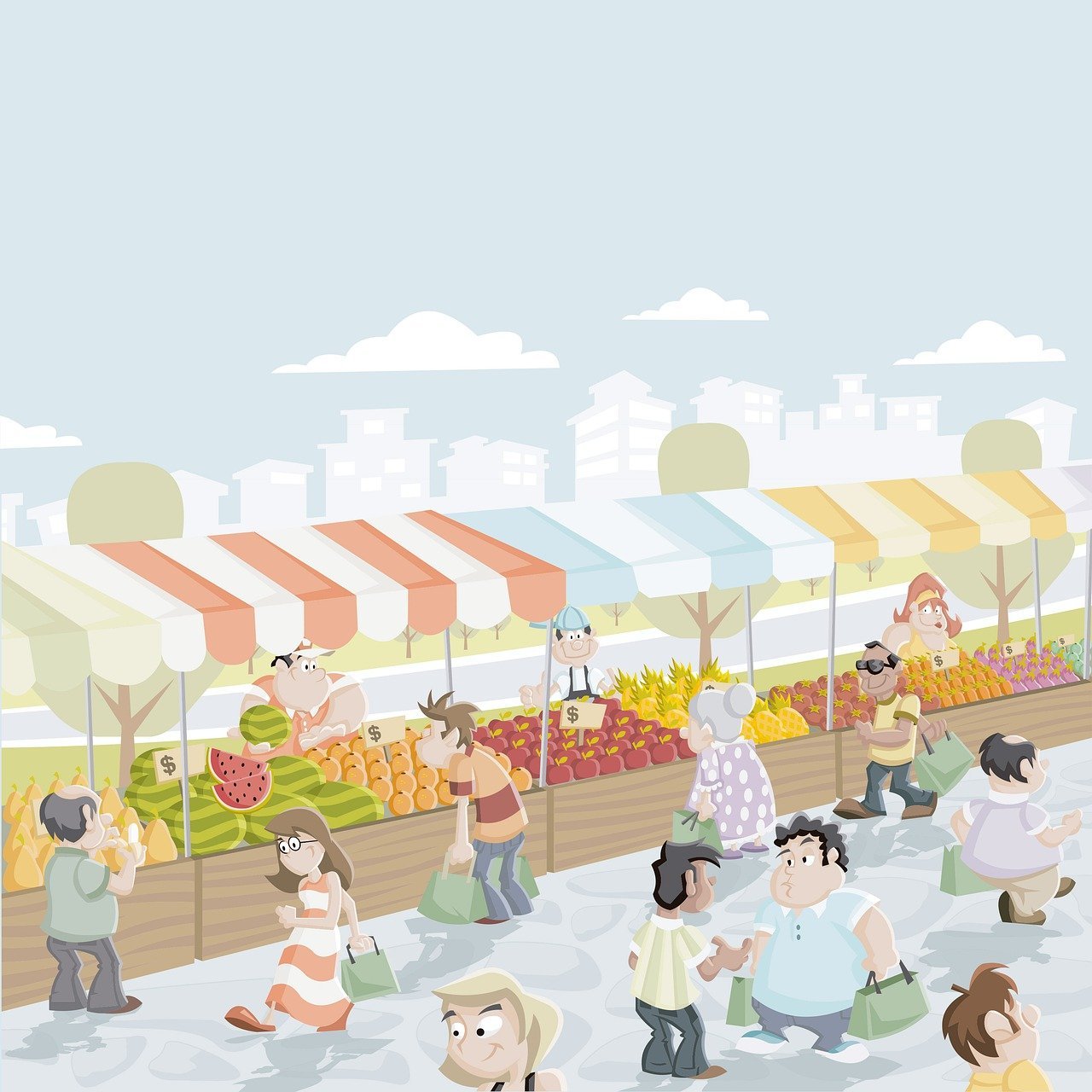 Les marchés alimentaires : un paradis pour les gourmets
